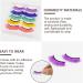 GYOTUU 5 Pairs Colored False Eyelashes Cosplay Extension Colored Eyelashes Russian Lashes Fake for Halloween Makeup Dancing Party - Buy Online on GoSupps.com