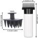 Comb Bottle Applicator | 180ml Portable Oil Comb Applicator Bottle - Scalp Bottle Applicator Hair Oil Bottle with Comb for Hair Hairdressing Coloring Black Third Generation - Buy Online on GoSupps.com