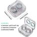 Howinn Travel Contact Lens Covers - Cute & Leakage-Proof Mini Storage Set with Tweezers | Portable Contact Lens ETUI in Pink Green Blue & Violet - Ideal for Office & Daily Use - Buy Online on GoSupps.com