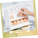 Uonlytech Egg Storage Box Plastic Egg Holder Plastic Eggs Reusable Egg Cartons Egg Tray Multi-layer Crisper - Buy Online on GoSupps.com
