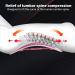Buy Back Extensor & Massage Device - Multi-Stage Lumbar Support for Office Chairs - Alleviate Muscle Tension | Pink - Buy Online on GoSupps.com
