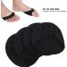 Forefoot Metatarsal Pads - 2 Pairs | Soft Elastic Heel Insoles for High Heel Shoes | Antistress Foot Patch - Black - Buy Online on GoSupps.com