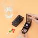 2-in-1 Portable Pill Cutter with Blade & Storage - Grey | Split Small/Large Pills Easily - Buy Online on GoSupps.com