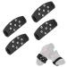 2 pairs of ice cream tunnels non -slip snowpikes for shoes boots ice stollen for boots 7 points crampons.