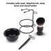 Men's Shaving Set - Stainless Steel Shaver Beard Care Kit with Holder Bowl & Brush - International Shipping - Buy Online on GoSupps.com