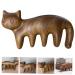 Magiclulu 2-in-1 Kitten Massage Comb - Wooden Scalp Massager & Wide Tooth Comb for Relaxation & Beauty | International Shipping Available - Buy Online on GoSupps.com