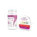NutraBlast Boric Acid Vaginal Suppositories 600mg (30 Count) w/ Feminine pH Test Strips 3.0-5.5 (100 Tests Roll) | Monitor Intimate Health | Accurate Womens Acidity & Alkalinity