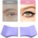 2x 2 in 1 Silicone Eyelash Stamper Left Right Lower Lashes Stamps Eyes Makeup Tool for Woman Girl Violet - Buy Online on GoSupps.com