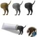 BAIYSFFG 3Pcs Pooping Dog Butt Toothpaste Topper Cartoon Dog Butt Toothpaste Dispenser Funny Toothpaste Cap Toothpaste Topper Cap for Home Travel Daily Life