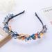 IYOU Shiny Crystal Headband Black Sparkly Rhinestone Hair Hoop Stones Party Costume Hair Accessories for Women - Buy Online on GoSupps.com