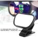 Universal Adjustable Car Baby Rear View Safety Mirror - Suction Cup & Clip - Black | 1 Piece - Buy Online on GoSupps.com