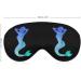Watercolor Mermaid Sleep Mask - Adjustable Eye Cover for Sleeping, Travel, and Nap - Blocks Light for Men and Women - Buy Online on GoSupps.com