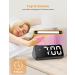 Netzu Digital Alarm Clock for Kids - Colorful LED Display 2 Alarms Snooze USB Charging | Perfect Bedroom Accessories - Buy Online on GoSupps.com