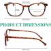 Vecien Reading Glasses 4-Pack | Blue Light Filter | Anti-Eyestrain | 3.5x Magnification | Stylish & Comfortable for Men & Women - Buy Online on GoSupps.com