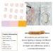 Purple French Tips Press-On Nails with White Floral Design - 24Pcs | Short Square Acrylic False Nails for Women and Girls - Buy Online on GoSupps.com