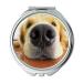 Mirror makeup mirror Fu a Muzzle Dog Golden Retriever Animal Race Nose gaming mouse mat Pocket Mirror portable mirror