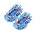 Stevlogs 2pcs Floor Mopping Shoe Floor Mopper Slipper Home Floor Cleaner Cleaning Foot Socks Blue
