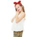 Retro Red Bow Headbands Set - Handmade Cotton Hairbands for Women and Girls - Vintage Wire Headbands with Rabbit Ear Bow - 2 Pieces - Buy Online on GoSupps.com