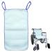 Ehucon Highly Absorbent Wheelchair Incontinence Pad for Elderly Care 4-Layer Soft Waterproof Seat Pads with Two Loop Handles Washable and Reusable-18.9"X33.9" (Pack of 1 Count)