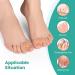 Welnove Toe Separators - Pack of 8 Soft Gel Bunion Correctors with 2 Loops - Big Toe Spacers for Bunions and Overlapping Toes - Beige - Buy Online on GoSupps.com