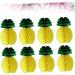 8pcs Ornament Plant Paper Pineapple Party Supplies Pineapple Decor Honeycomb Yellow 8PCS 20CM - Buy Online on GoSupps.com