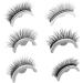 Reusable Self-Adhesive False Eyelashes 3D Makeup Lashes Eyelashes Easy To Put On Handmade False Eyelashes for Women and Girls Eye Makeup Tool 1Pair Style3 - Buy Online on GoSupps.com