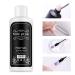 Ownest 2 Pcs Nail Extension Gel Liquid Solution 45ml with 2 Brushes - Quick Poly Gel Slip Solution for DIY Nail Art - Buy Online on GoSupps.com