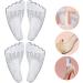 NOLITOY Five Toe Sticky Front Pad Inserts | Arch Support Insoles for Women & Men | Gel Metatarsal Pads for High Heels - Buy Online on GoSupps.com