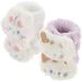 Zerodeko Lot de 4 Bracelets de Lavage du Visage en Tissu Imperm able Anti-humidit Taille Ajustable Motifs Chat et Lapin Blancs Ensemble Confortable pour Soins Peau Accessoires