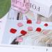 Yienate 24pcs Chic Bridal Red & Pink False Toe Nails - Stylish & Exquisite Nail Art for Weddings - Buy Online on GoSupps.com