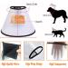 Cat Cone Dog Cone Adjustable Pet Recovery Collar for Kitten Puppy Rabbit Soft Cat Head Cones Lightweight Plastic Elizabethan Collars Comfy Cat Protective E-Collar Wound Healing Practical Neck M( Neck: 7.2-9.0 In) - Buy Online on GoSupps.com