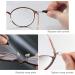 bayite Eyeglass Sunglass Repair Kit with Nose Pads - 1000Pcs Assorted Screws, Tweezers, Screwdriver, 21 Types - 8 Pairs Nose Pads Included - Buy Online on GoSupps.com