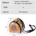 La La Pet 2 in 1 Portable Hamster Carrier & Bird Nest House | Detachable Strap & Breathable Mesh | Outdoor Guinea Pig & Squirrel Travel Bag - Buy Online on GoSupps.com