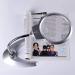 Magnifying Glasses Vision aids 2X 6X Magnifiers Desktop Hd Double Lens with Led Lights Old Man Reading Mobile Phone Repair Magnifying Glass Silver Stationery Office Supplies 1PCS Journey - Buy Online on GoSupps.com