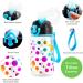 Cute Kids Water Bottle with Straw - BPA Free Tritan, Leak Proof, Easy Clean - 15oz (Dot) - Buy Online on GoSupps.com