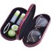 Contact Lens Case - 2 in 1 Double Sided Portable Glasses Case - Mirror - Tweezers and Applicator Included - Perfect for Home Travel - 3 Colors (Blue) - Buy Online on GoSupps.com