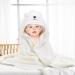 Funmo 3pcs Hooded Baby Towels | Soft Super Absorbent Bath Towels with Cute Patterns | Ideal for Newborns to 5 Years 80x80 cm - Buy Online on GoSupps.com