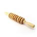 Massage roller for full body relaxation: ideal for back arm legs neck neck & feet with wooden handle - fascia roller after sport and yoga