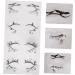 OHPHCALL 12 Pairs Halloween Eyeliner Stickers Eyeliner Eyeshadow Makeup Sticker Party Eyeliner Black Pvc - Buy Online on GoSupps.com