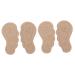 Didiseaon 2 Pairs Non-Slip Stickers Shoe Inserts for Heels Front Foot Pad Metatarsal Cushion Skid- Resistance of Foot Pads Feet Pads for Heels Anti- Shoe Insoles Wear Pad High Heel Leather
