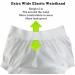 AQX Adult Fabric Diaper Covers - Reusable Waterproof Incontinence Underwear X-Large Black & White 4 Piece Set - Buy Online on GoSupps.com