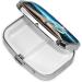 Buy Wave Printed Small Pill Case - 2 Compartment Travel Pill Organizer & Cute Pill Box for Pocket & Purse - Buy Online on GoSupps.com