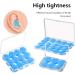 Swimming Ear Plugs - Waterproof Ear Plugs | 12PCS Soft Earplugs for Sleep | Noise-Canceling Reusable Earplugs | Silicone Ear Plugs for Sleeping and Swimming | Comfortable Protection - Buy Online on GoSupps.com