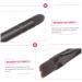 Didiseaon 20 Pcs Eye Shadow Brush Cosmetic Brush Makeup Applicator Eye Makeup Sponge Black Stainless Steel 5.8X0.7X0.5CMx2pcs Blackx2pcs - Buy Online on GoSupps.com