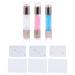 minkissy 3 Sets Nail Stamp Nail Tools Dual Head Manicure Stamper Manicure Tools Professional Plush Pencil Bag Nail Art Tools Manicure Art Stamper Silica Decorative Items Seal