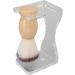 Topyond 3-Part Men's Shaving Set | Acrylic Brush Holder Gentle Nylon Bristles & Soap Shell | Premium Shaving Brush & Bowl Set - Buy Online on GoSupps.com