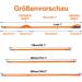 Demigreat 1.5m/3m/5m Dog Leash - Robust Long Training Line with Padded Handle for Small to Large Dogs - 10ft Orange - Buy Online on GoSupps.com