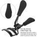 Verdant Touch Stainless Steel Eyelash Curler Stainless Steel Eyelash Curler Silicone Ring Pad Eye Lash Curling Tool Black Professional Cosmetic Tool - Buy Online on GoSupps.com