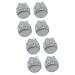 Mobestech 4 Pairs Womens Toe Topper High Heel Sandals for Women Open Toe Sock Sandal Socks Toe Cover Half Socks Foot Pads Women No Show Liner Socks Metatarsal Non High Heels Miss Invisible