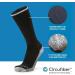 Circufiber Diabetic Socks - Improves Circulation, Reduces Swelling & Pain - Comfortable Loose Fit - Non-Binding Wide Crew - 3 Pairs, Black, X-Large - Buy Online on GoSupps.com